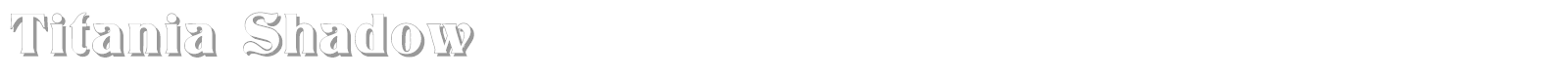 Titania font preview